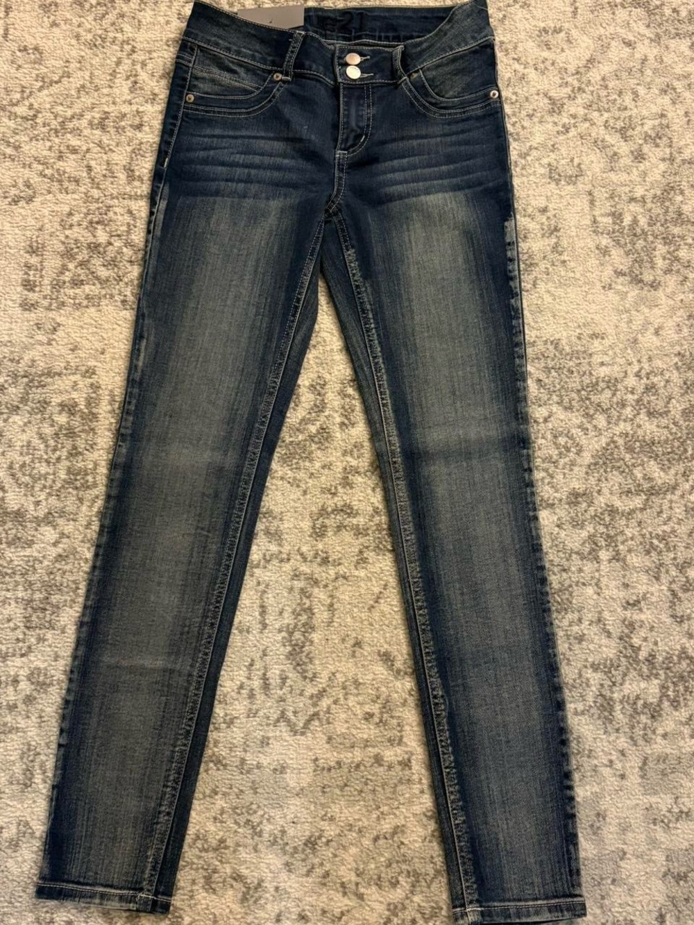 Women’s Rue 21 Freedom Flex Mid Rise Jegging Blue Jeans Brand New Size 1/2